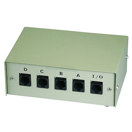 Monoprice Rj45 Abcd 4 Way, Switch Box 1374